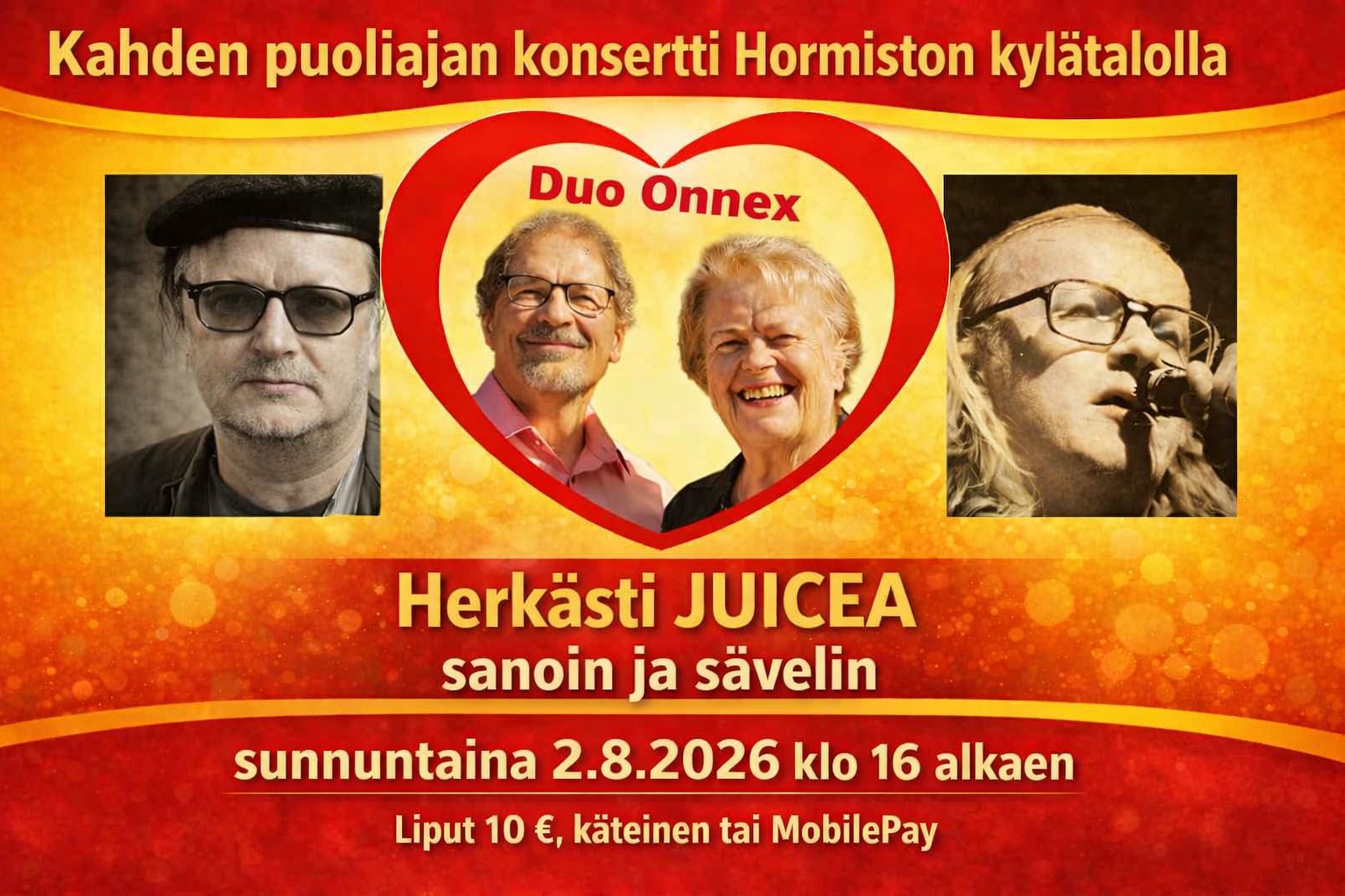 Duo Onnex – Herkästi JUICEA